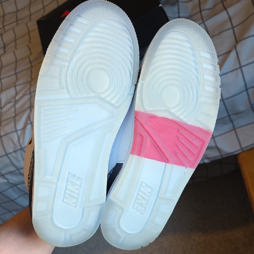 Jordan White and Red Sneakers - Picture 11 of 11